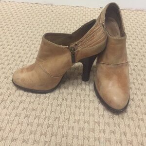 Frye Tan Ankle Booties